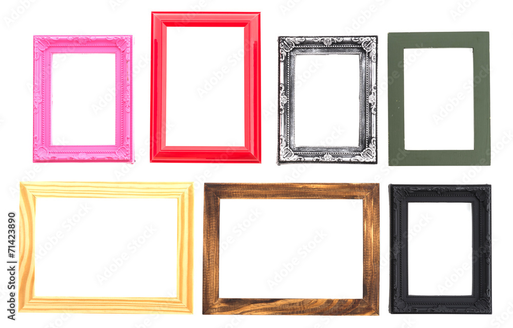 Frame isolated on white background Frame isolated on white background