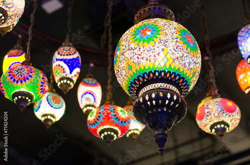Beautiful Hanging Lanterns © siraanamwong