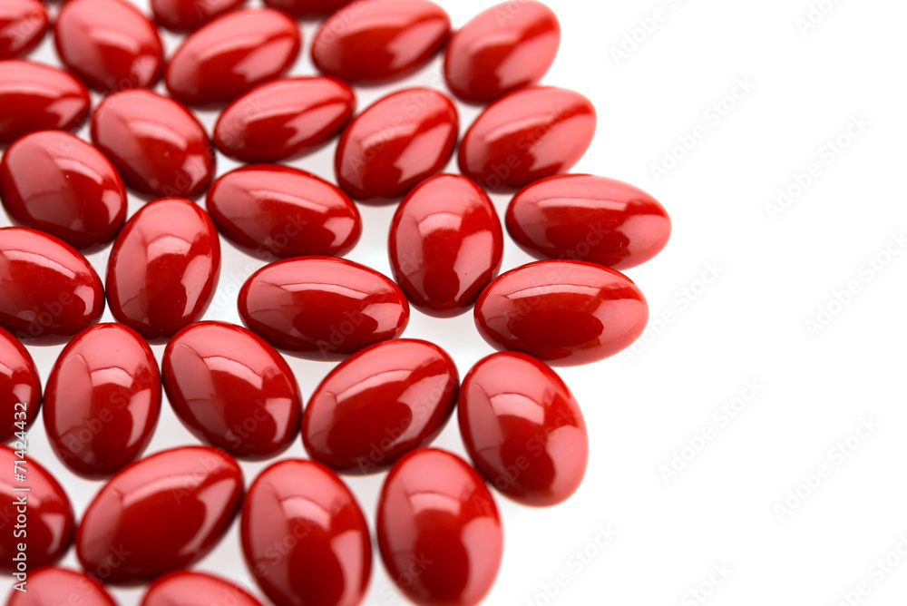 Pills tables isolated on white background Pills tables isolated on white background