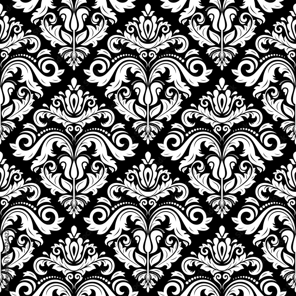 Floral Seamless Vector Pattern. Orient Abstract Background Floral Seamless Vector Pattern. Orient Abstract Background
