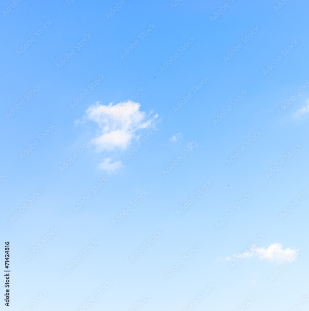 Cloud on blue sky Cloud on blue sky