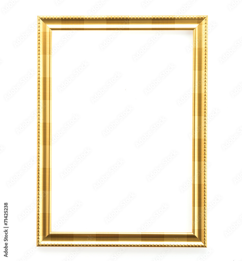 Wooden frame isolated on white background Wooden frame isolated on white background