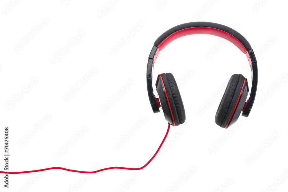 Headphone isolated on white background Headphone isolated on white background