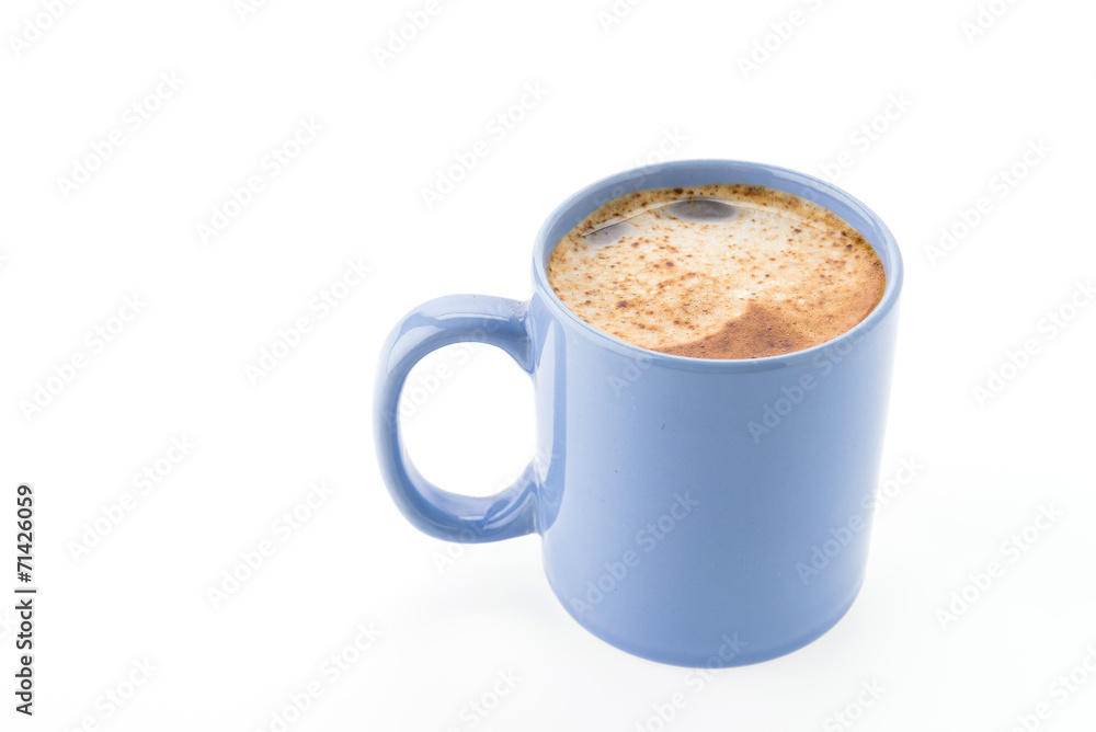 Obraz premium Coffee cup isolated on white background