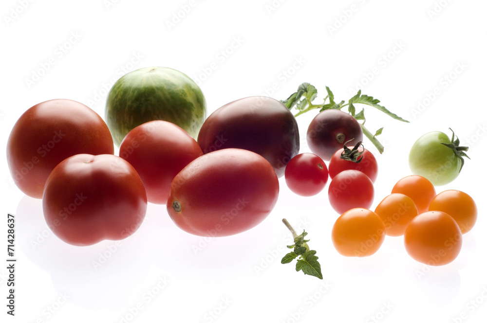 Verschiedene Tomatensorten StockFoto Adobe Stock