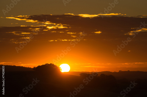 Sonnenaufgang in Bayern