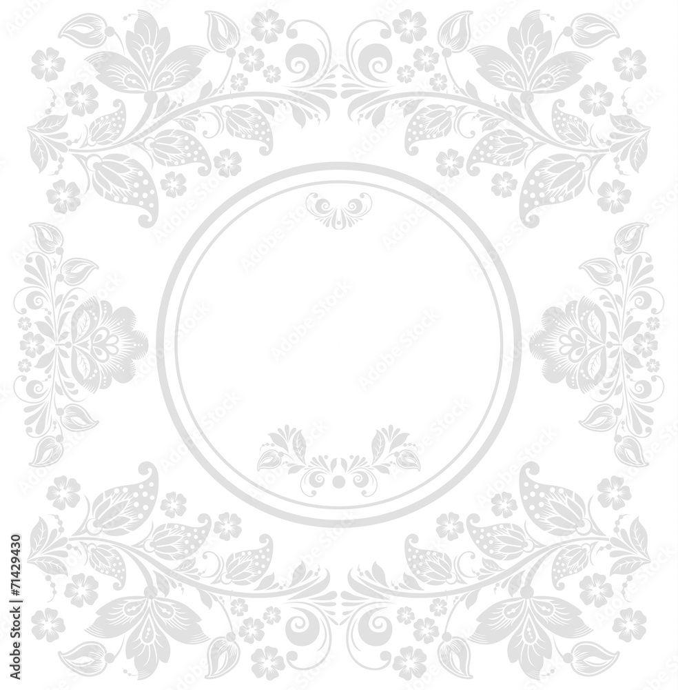 Vector background of floral pattern with traditional russian Vector background of floral pattern with traditional russian
