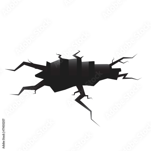 Earth Crack vector