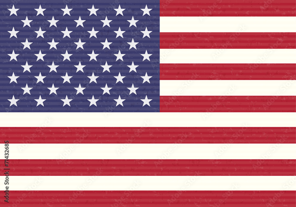 Naklejka premium USA Flag