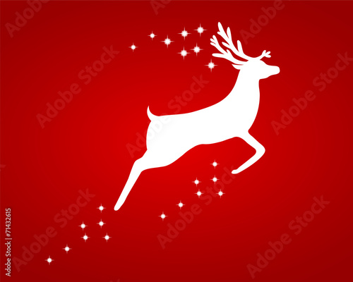Reindeer with stars