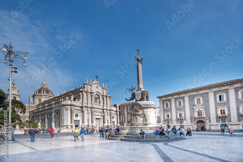 Fotografie, Obraz Piazza del Duomo in Catania