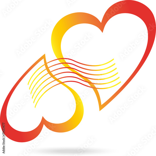 Logo, Zwei Herzen, Herz