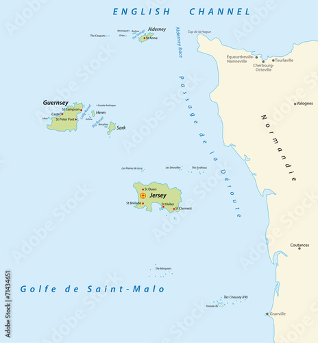 channel islands map