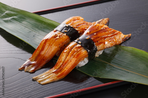 Cuadro en lienzo あなごのにぎり寿司