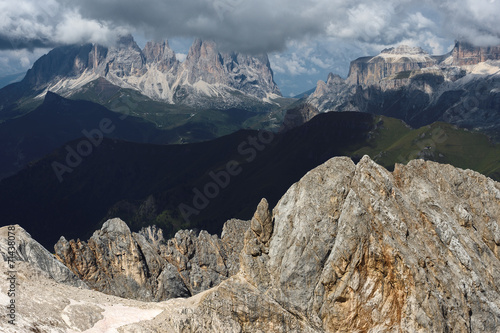 Wallpaper Mural Italian Alps, Dolomites in Summer Torontodigital.ca