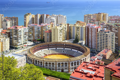 Malaga, Spain Cityscape