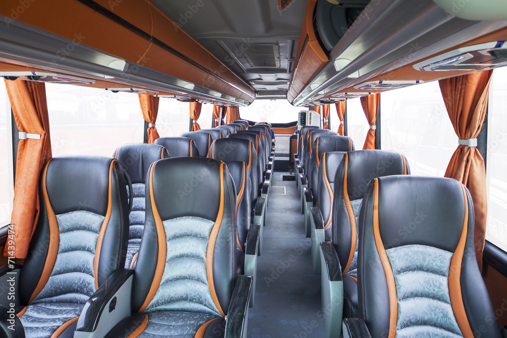 Seats of tourism bus