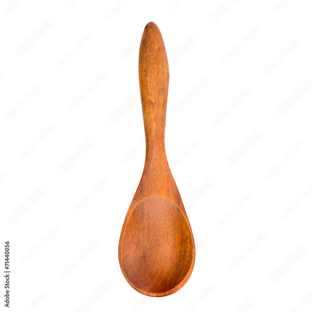 Wooden Spoon Isolated with clipping path Wooden Spoon Isolated with clipping path