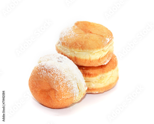 Donuts On White