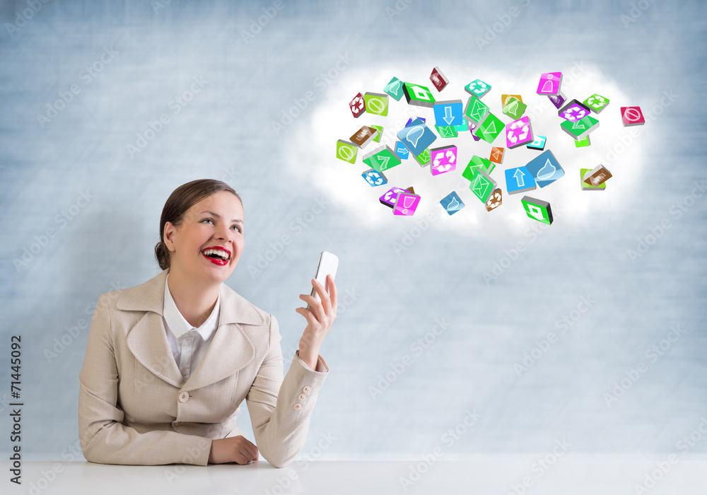 Business on the phone