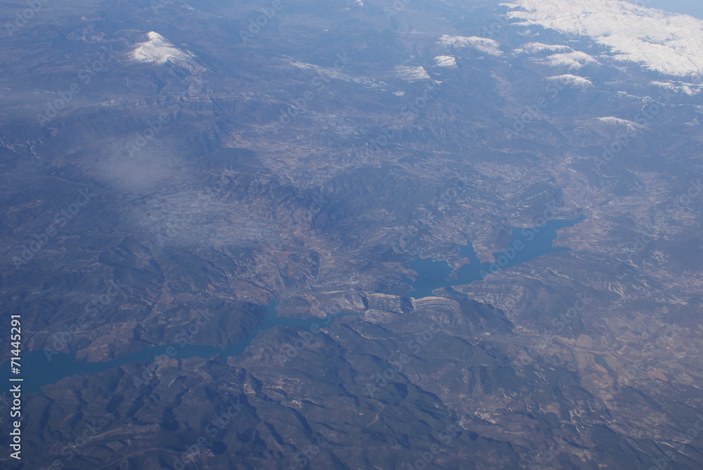 Mountain Range from Above Mountain Range from Above