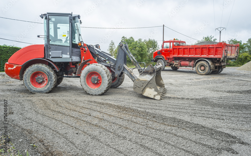 Obraz premium travaux publique