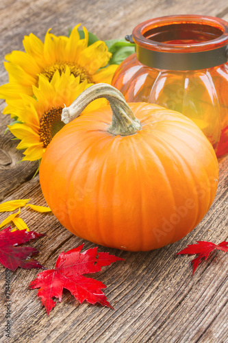 pumpkin on table