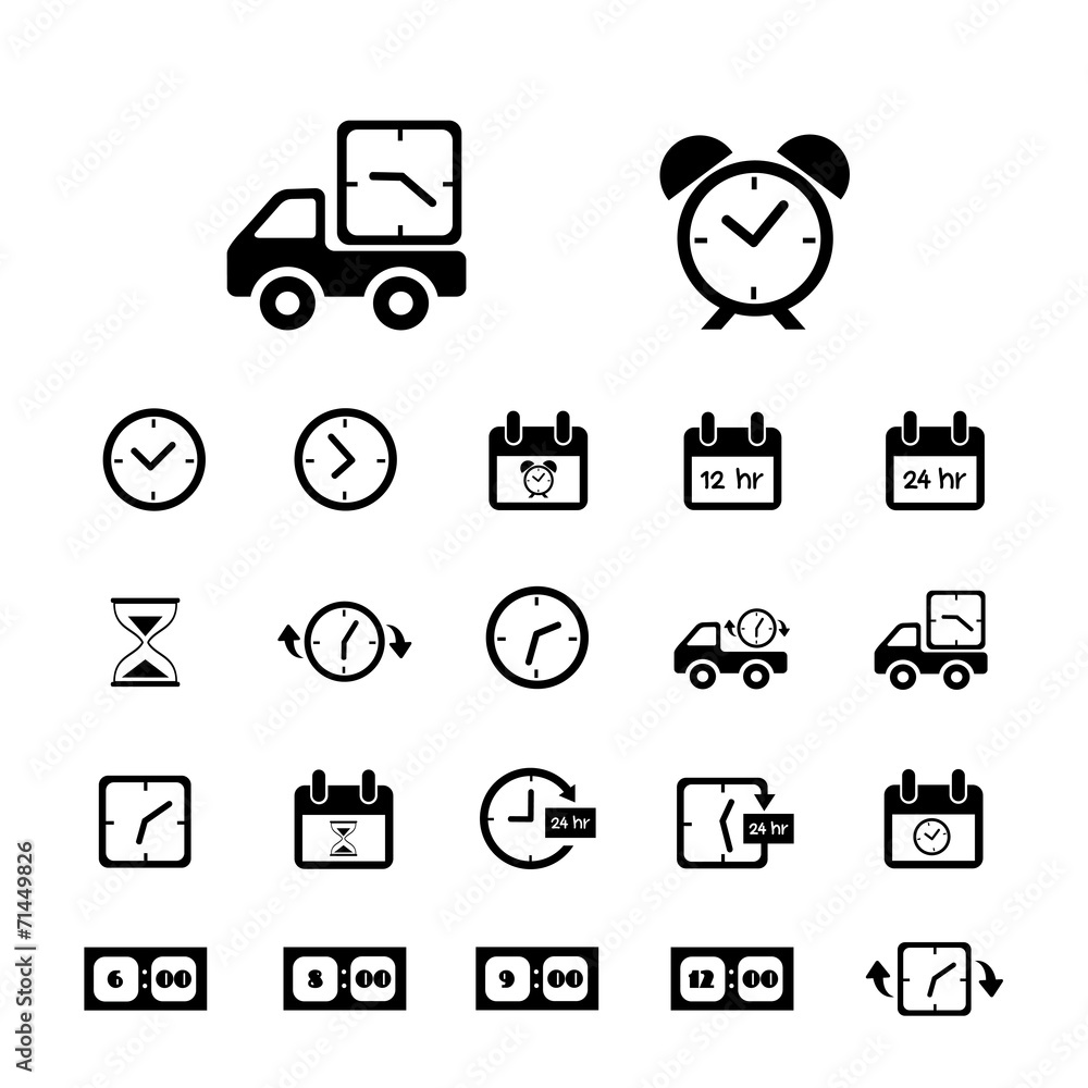 delivery icons set delivery icons set