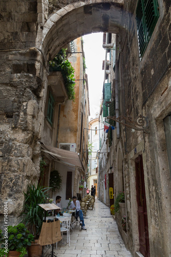 Fototapeta Naklejka Na Ścianę i Meble -  Ruelle de la vieille ville de Split