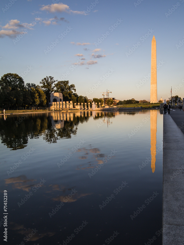 Washington Monument from the mall
