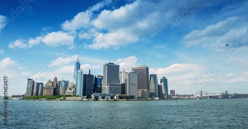Lower Manhattan view from Governors Island