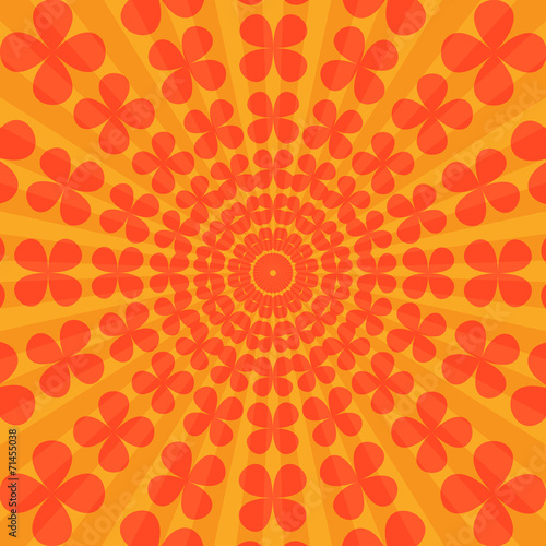 Colorful Abstract Psychedelic Art Background. Vector Illustratio
