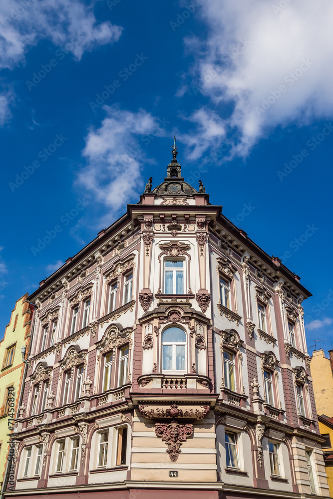 Neo-Baroque tenement in  in Cieszyn