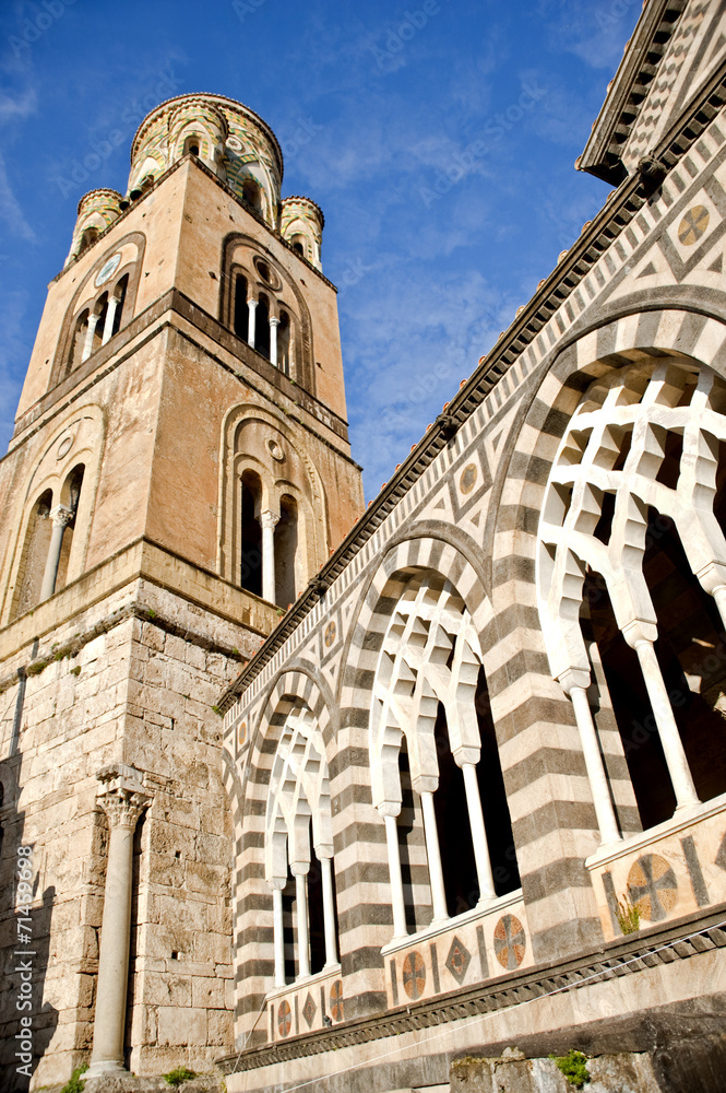 The Bell tower of Amalfi Cathedral