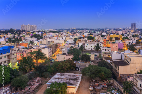 Bangalore City skyline, India © Noppasinw
