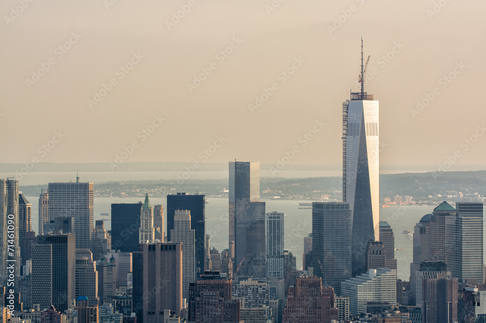 Lower Manhattan skyscrapers