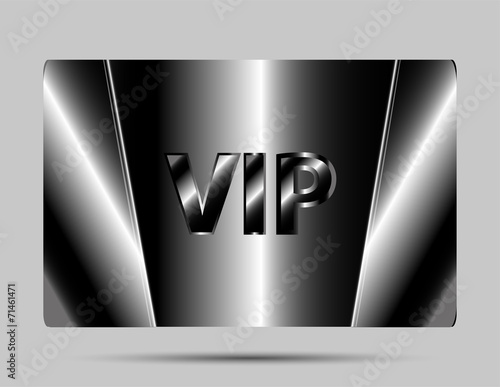Vip cards with the black background