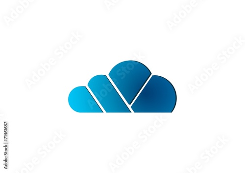 cloud Energi data Abstract icon web Technologi internet circle