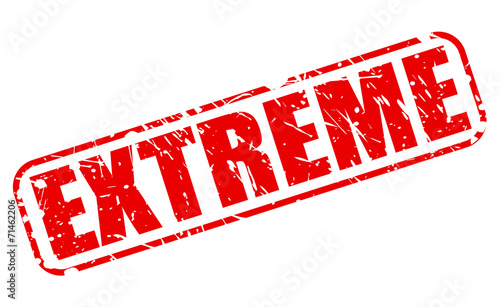 Extreme red stamp text