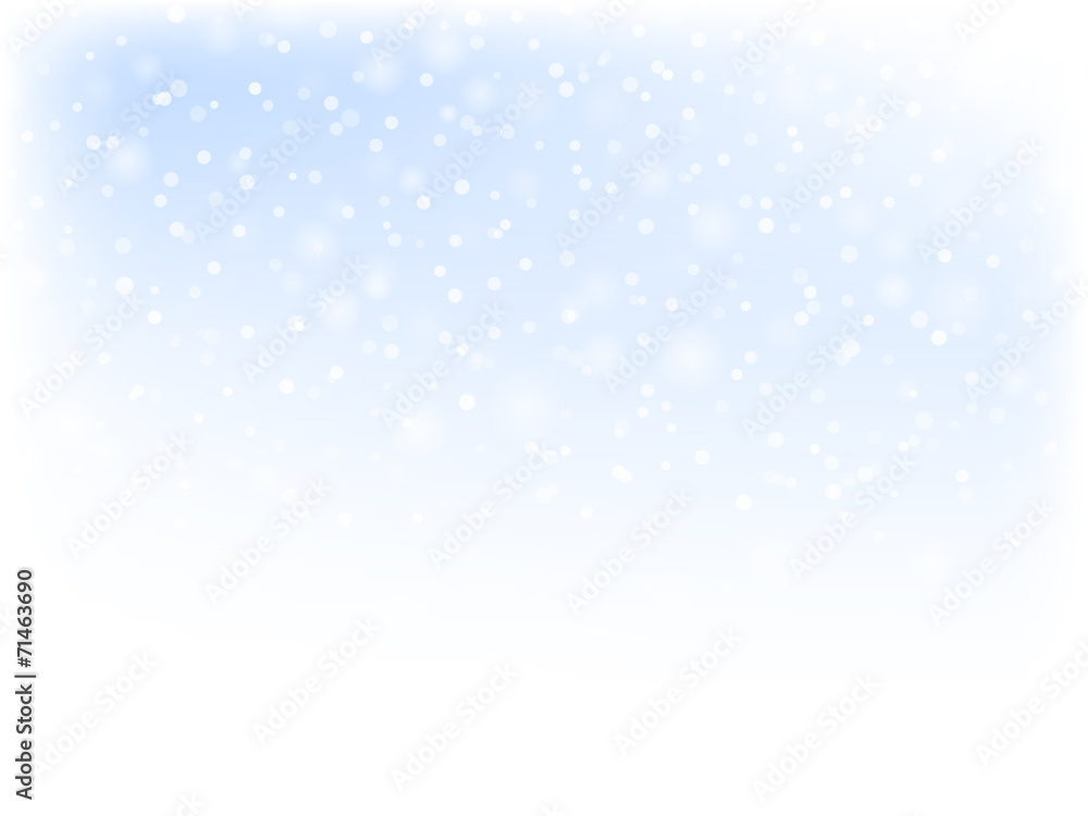 Fototapeta premium Abstract blue bokeh christmas background