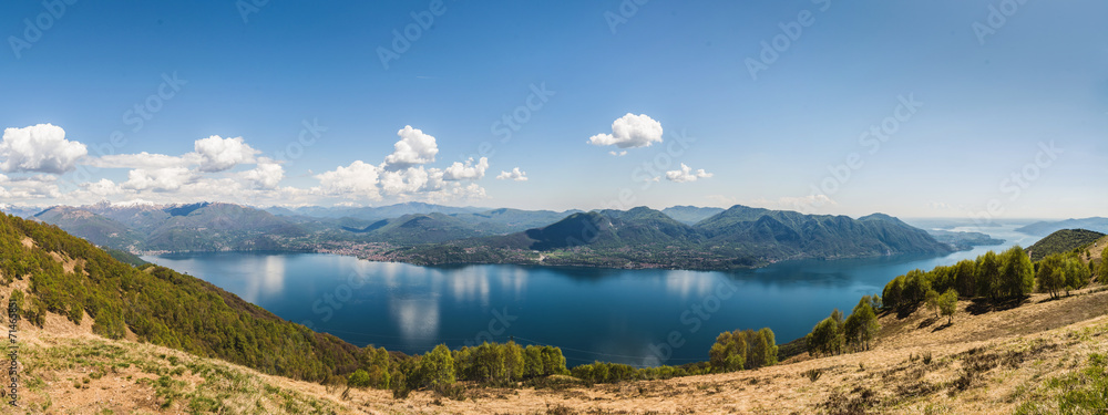 Panorama des Lgo Maggiore in Italien