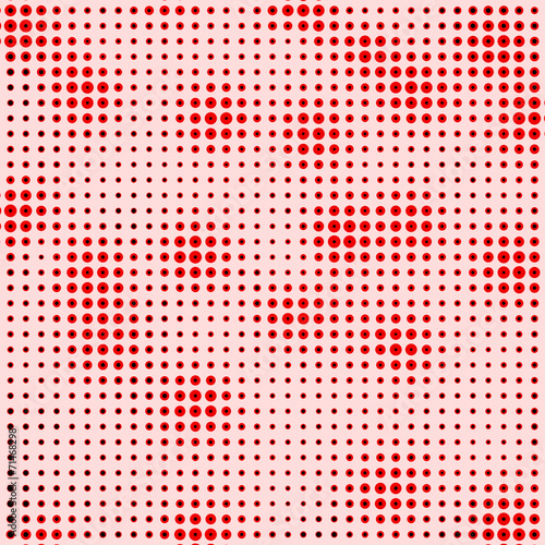 red dotted pattern