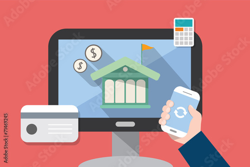 business and finance concepts flat illust