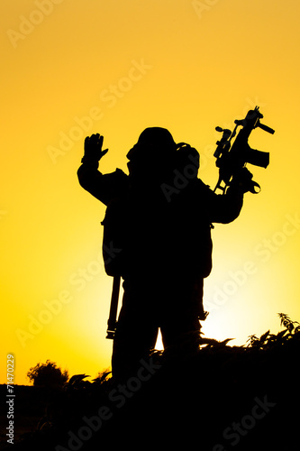 Soldier silhouette