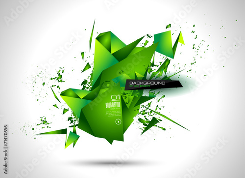 modern poligonal background for brochure and covers