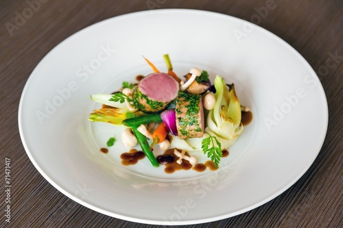 Delicious gourmet food