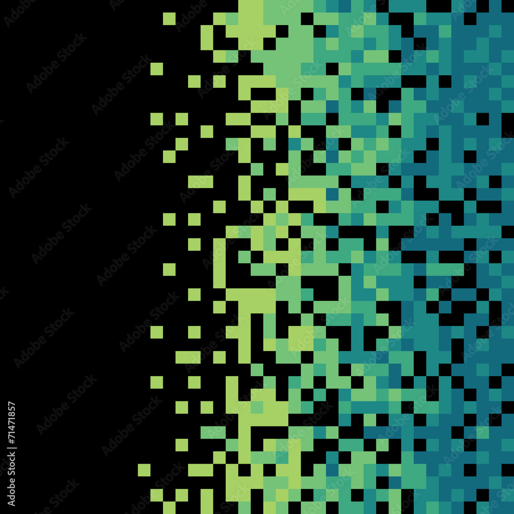 Pixel background over black Pixel background over black