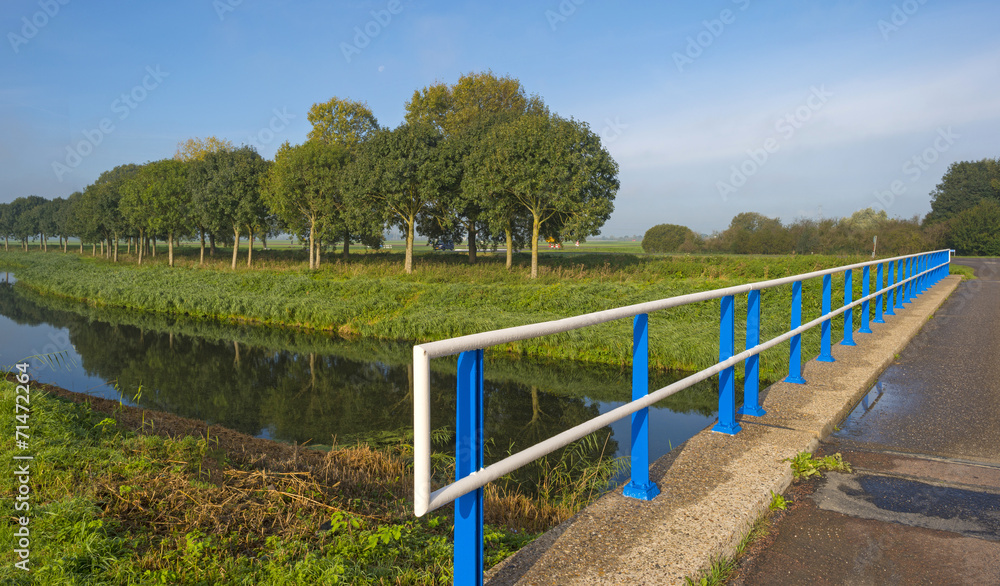 Bridge over a canal in the countryside Bridge over a canal in the countryside