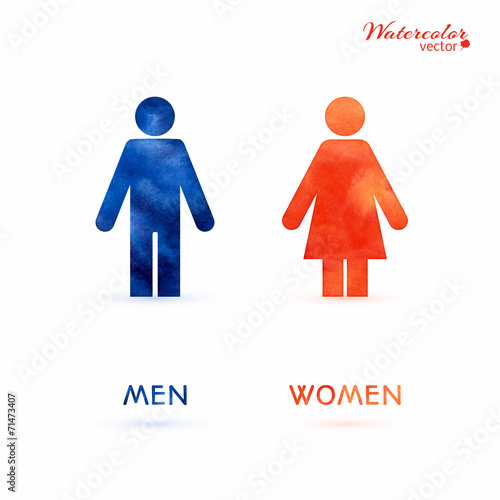 Wallpaper Mural signs - toilet, changing room, male, female, wc Torontodigital.ca