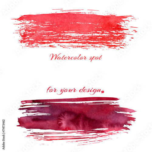 Wallpaper Mural Watercolor brush strokes. Torontodigital.ca